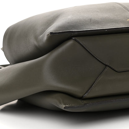 Celine Smooth Calfskin Medium Tri-Fold Bag Khaki 8 of 11