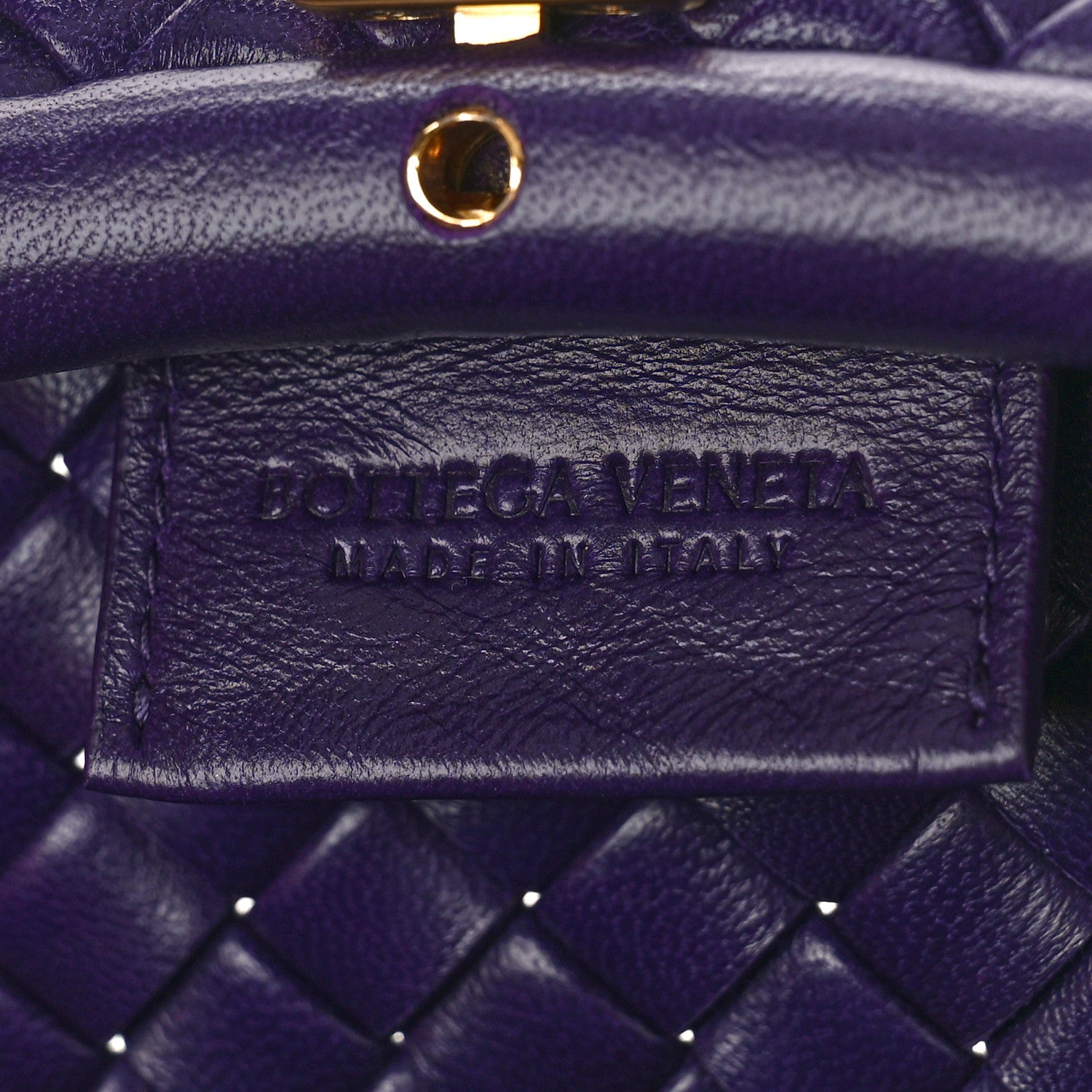 Bottega Veneta Nappa Intrecciato Small Padded The Handle Tote Purple 6 of 10
