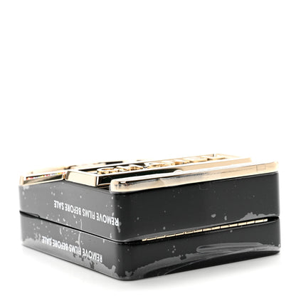 Chanel Resin Crystal Slot Machine Minaudiere Black Gold White Red 4 of 9