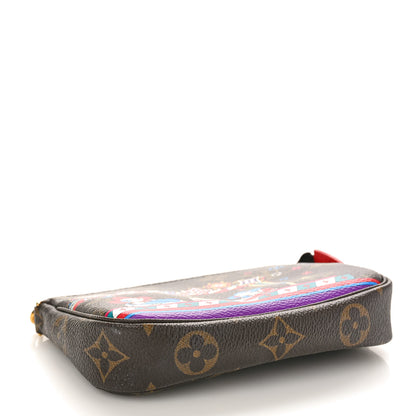 Louis Vuitton Monogram 2020 Christmas Animation Bumper Cars Mini Pochette Accessories Coquelicot 4 of 8