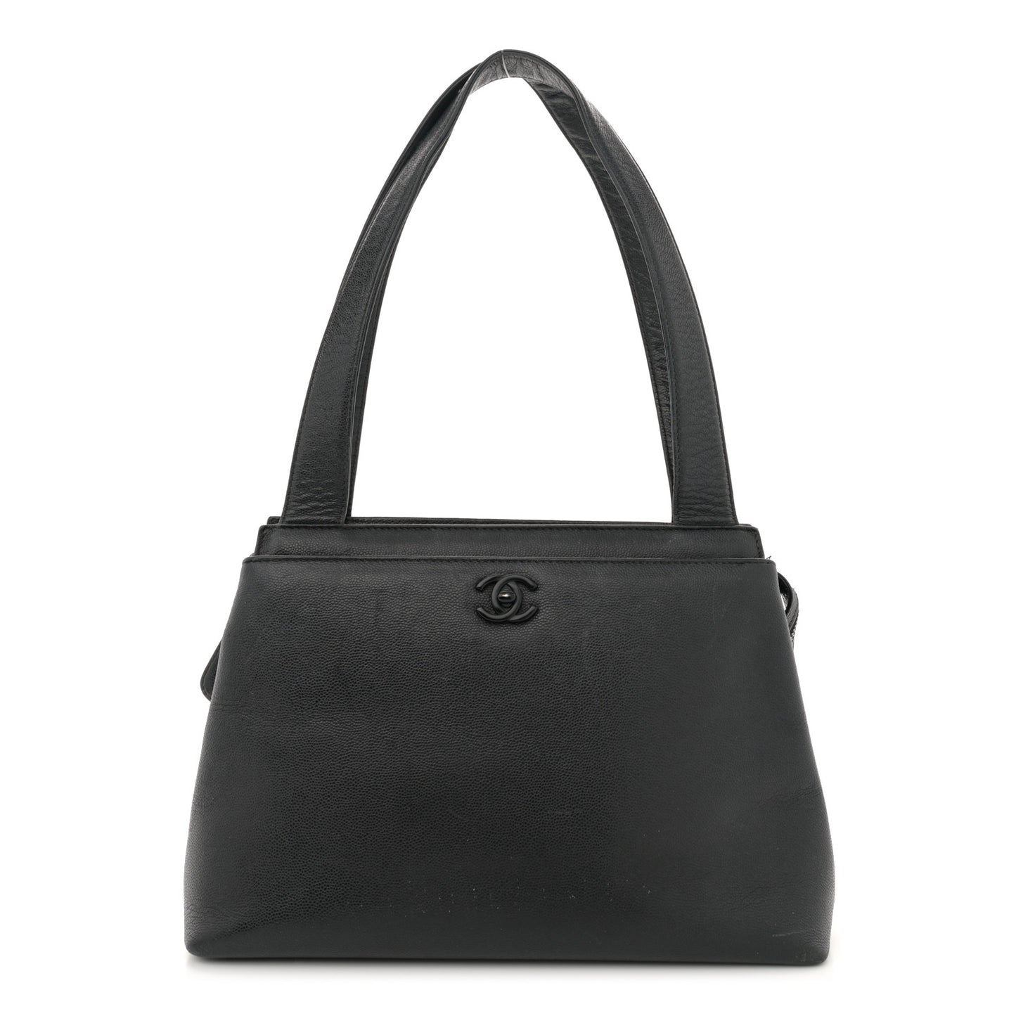 Caviar CC Shoulder Bag Black