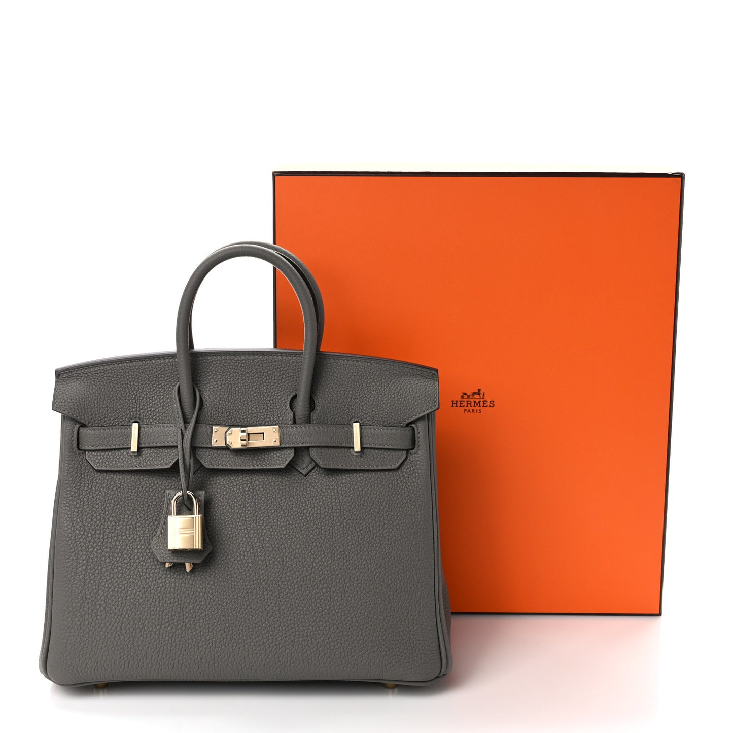 Togo Birkin 25 Gris Meyer