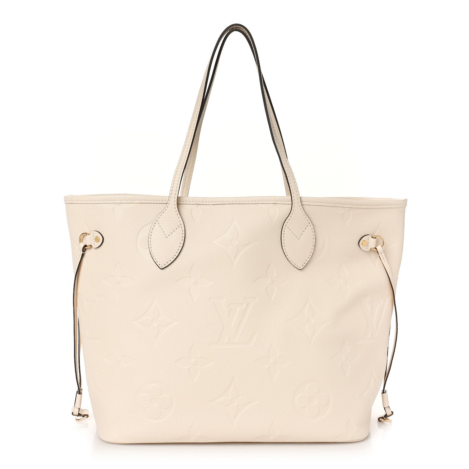 Louis Vuitton Empreinte Monogram Giant Neverfull MM Cream 1 of 8