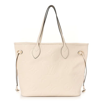 Louis Vuitton Empreinte Monogram Giant Neverfull MM Cream 1 of 8