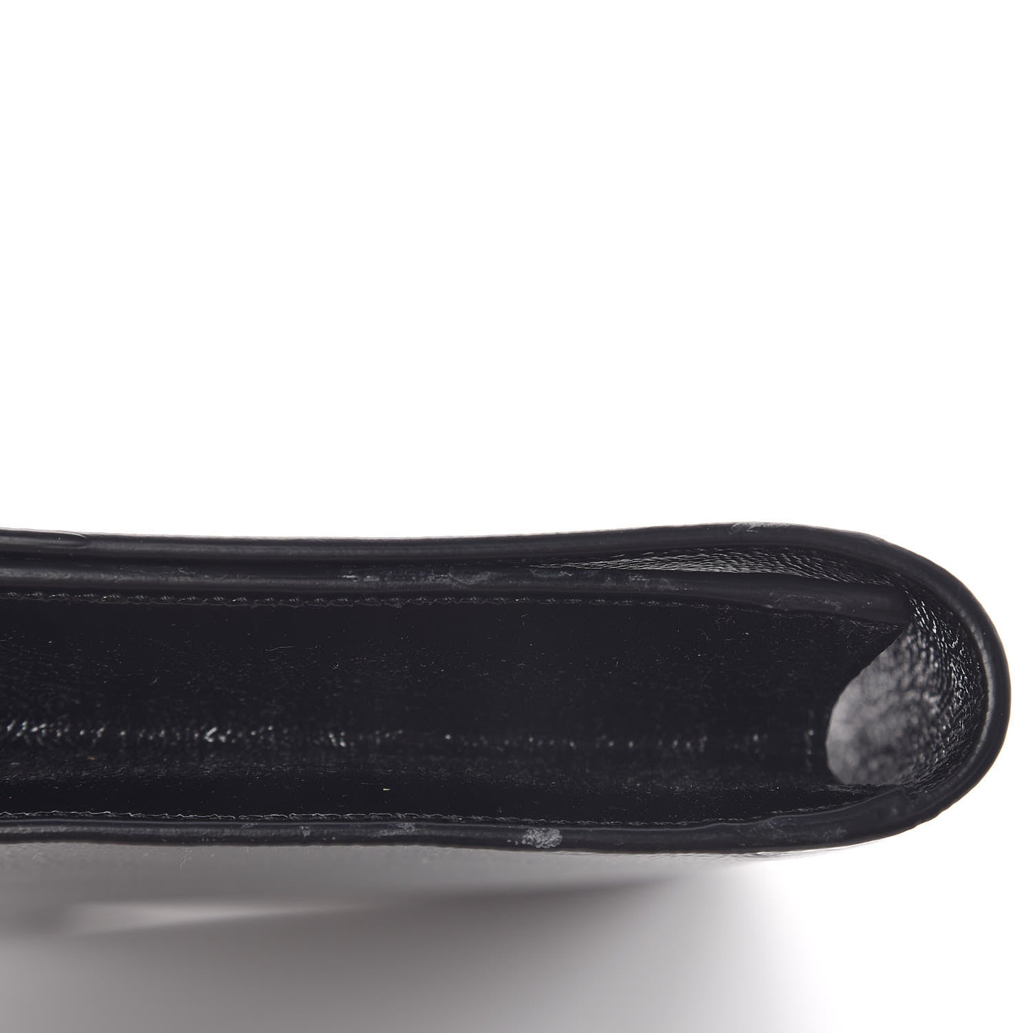 Saint Laurent Textured Patent Monogram Large Belle De Jour Clutch Black 9 of 9