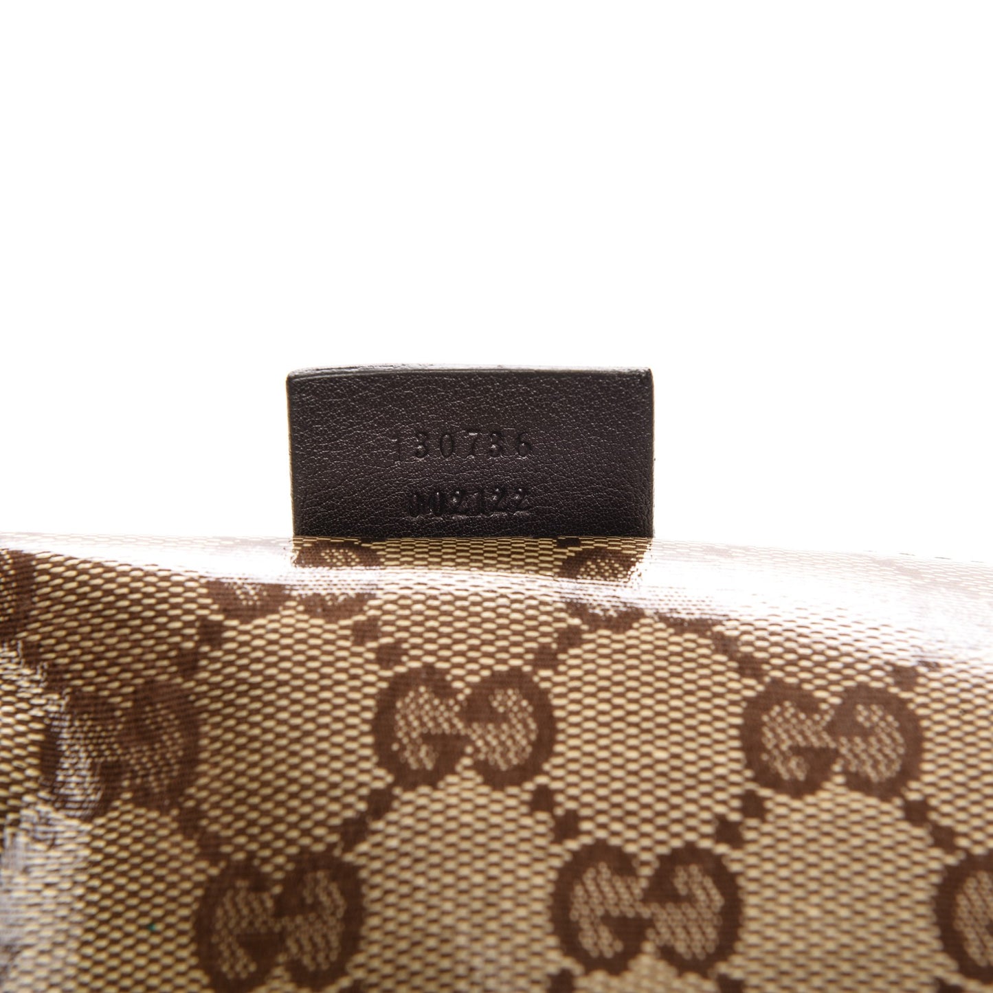 Crystal Monogram Medium Abbey Shoulder Bag Dark Brown