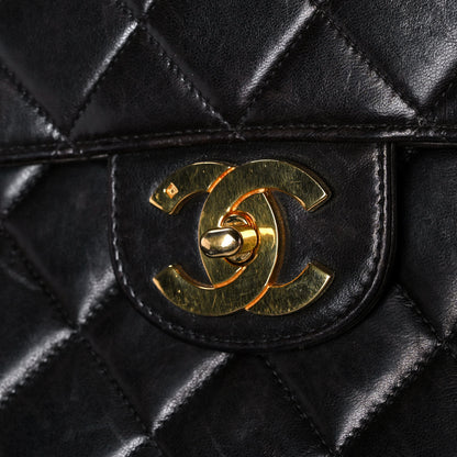 Chanel Lambskin Jumbo Single Flap Dark Brown 16 of 19