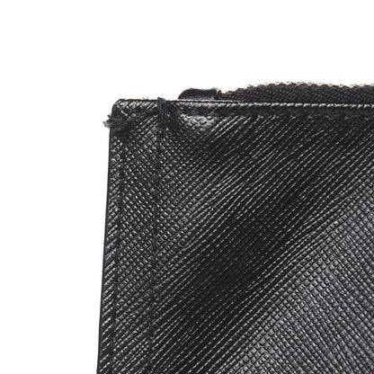 Givenchy Textured Coated Canvas Madonna Print Large Cosmetic Pouch Black 11 of 12