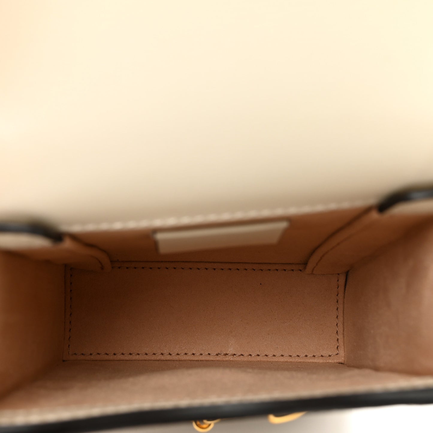 GG Supreme Monogram Azalea Calfskin Mini Horsebit 1955 Crossbody Bag Beige Ebony Mystic White