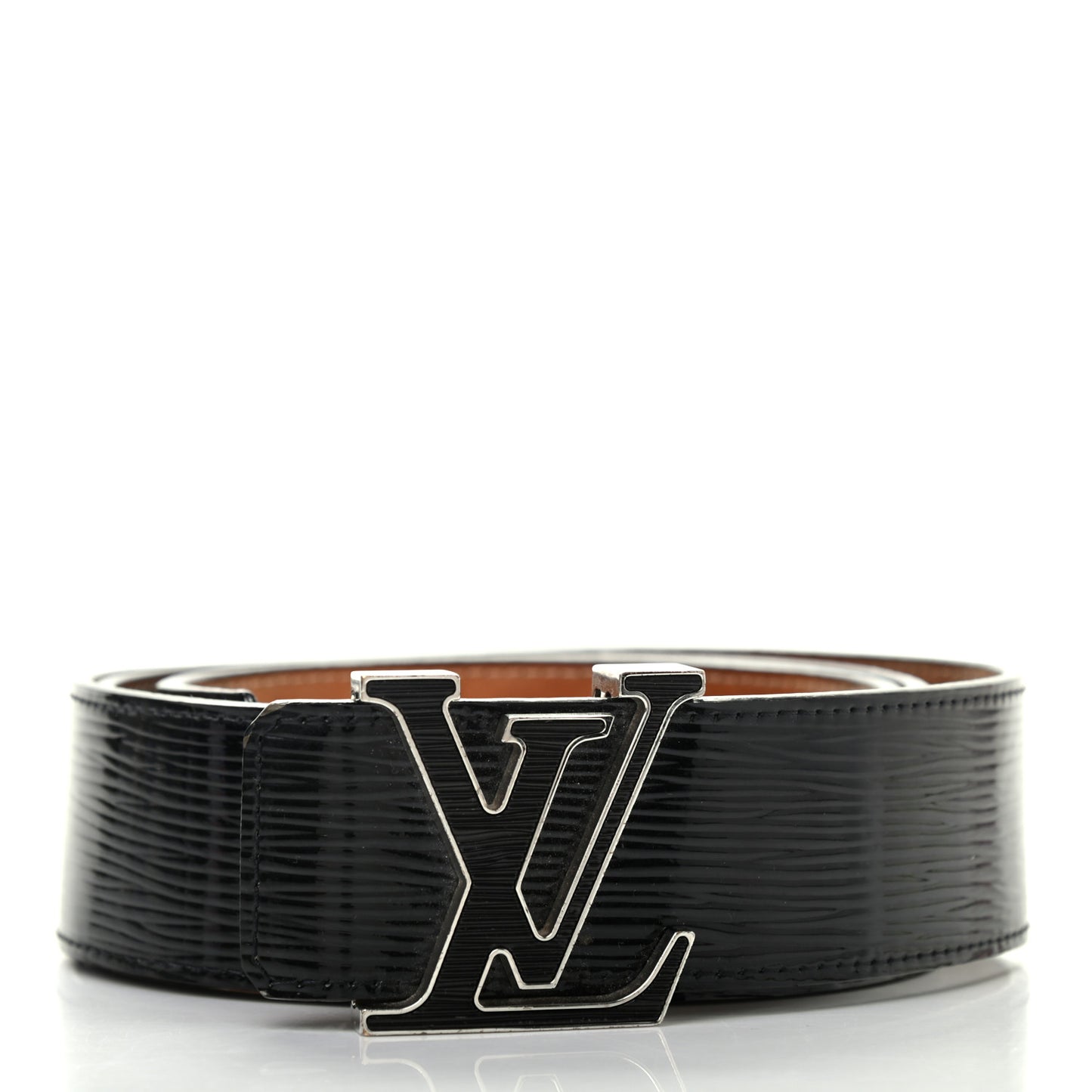 Epi Electric 40mm LV Initiales Belt 100 40 Black