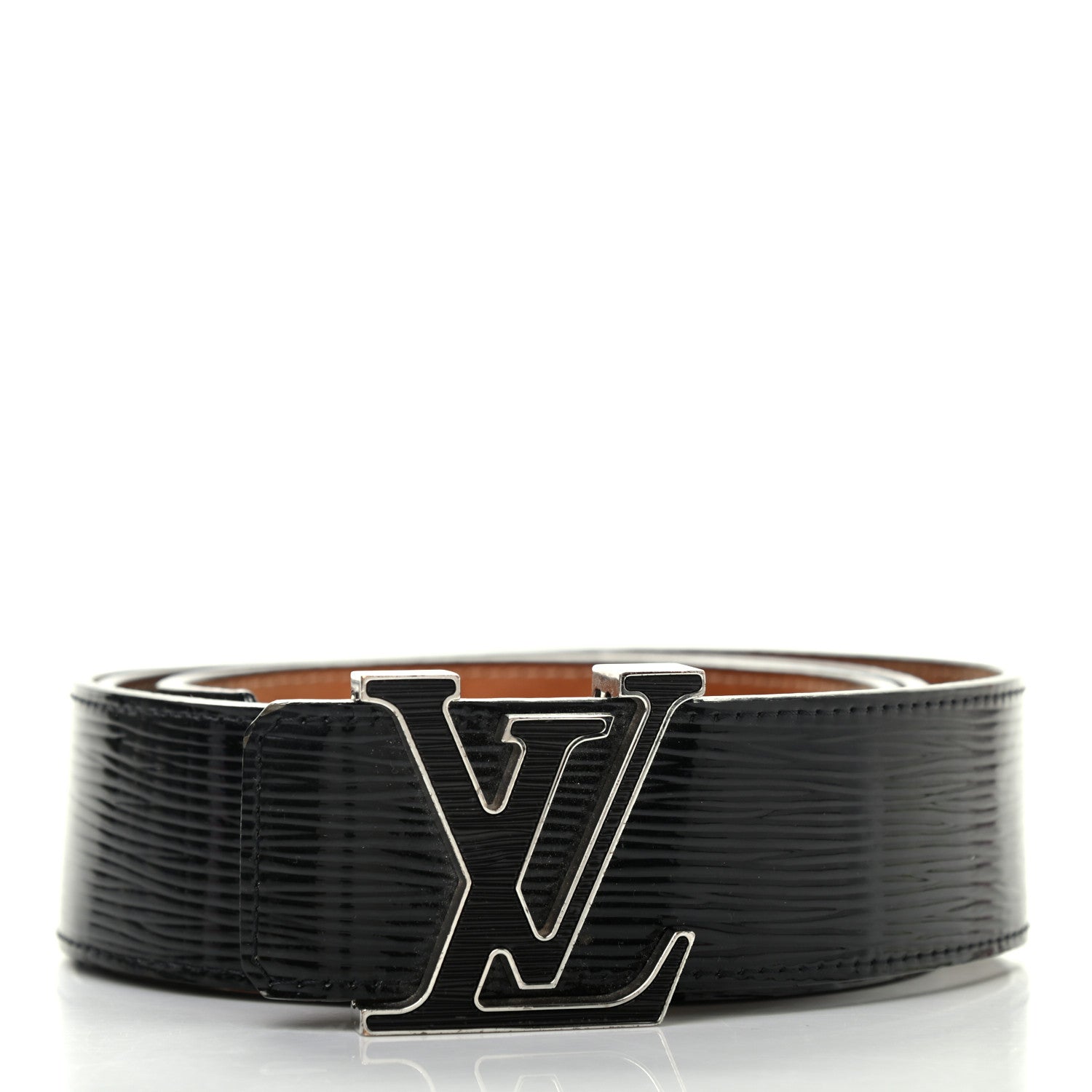 Louis Vuitton Epi Electric 40mm LV Initiales Belt 100 40 Black 1 of 6