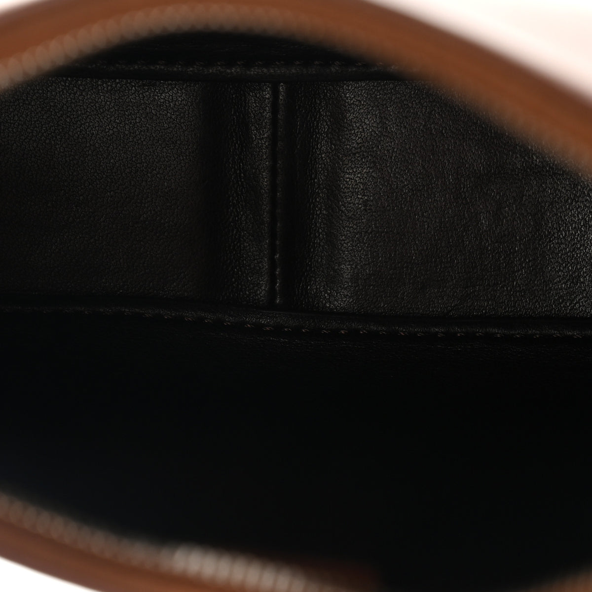 Smooth Calfskin Half Moon Shoulder Bag Twany