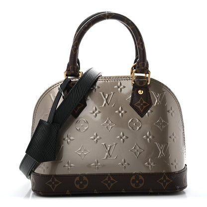Louis Vuitton Vernis Epi Monogram Alma BB Champagne Metallise 1 of 13