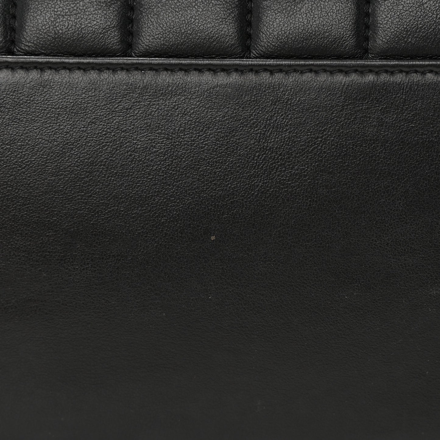Calfskin Y Quilted Monogram Medium Loulou Chain Satchel Black