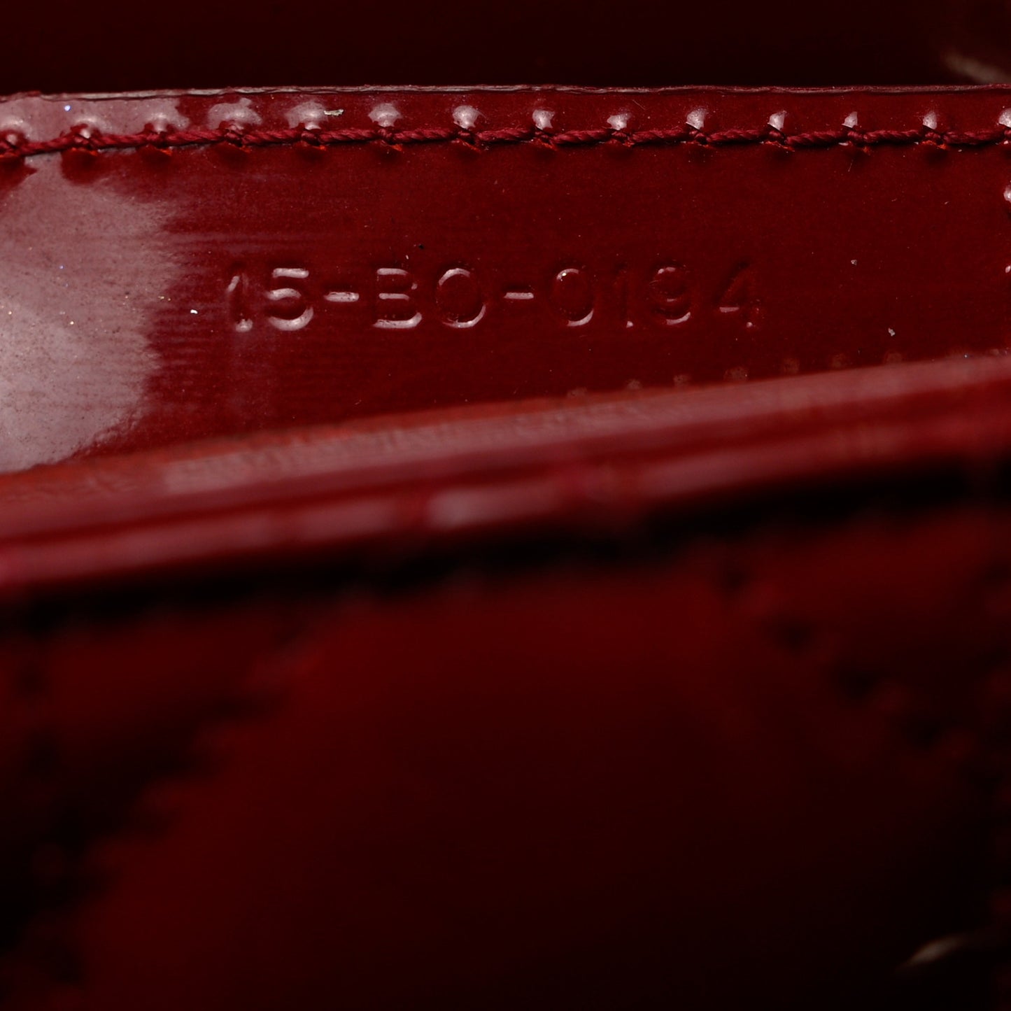 Patent Cannage Medium Lady Dior Burgundy Red