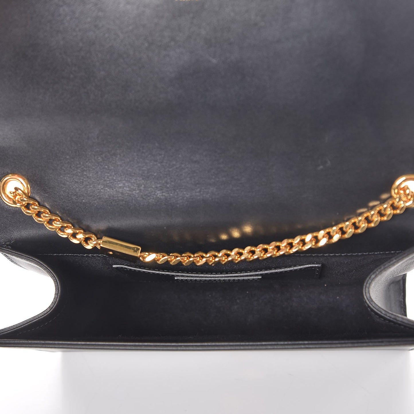 Smooth Calfskin Medium Classic Monogram Kate Tassel Satchel Black