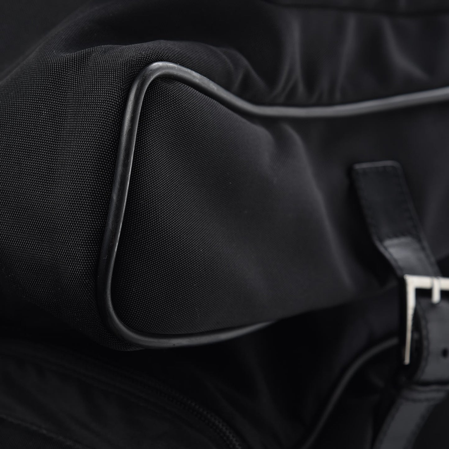 Canvas Large Garment Bag Black
