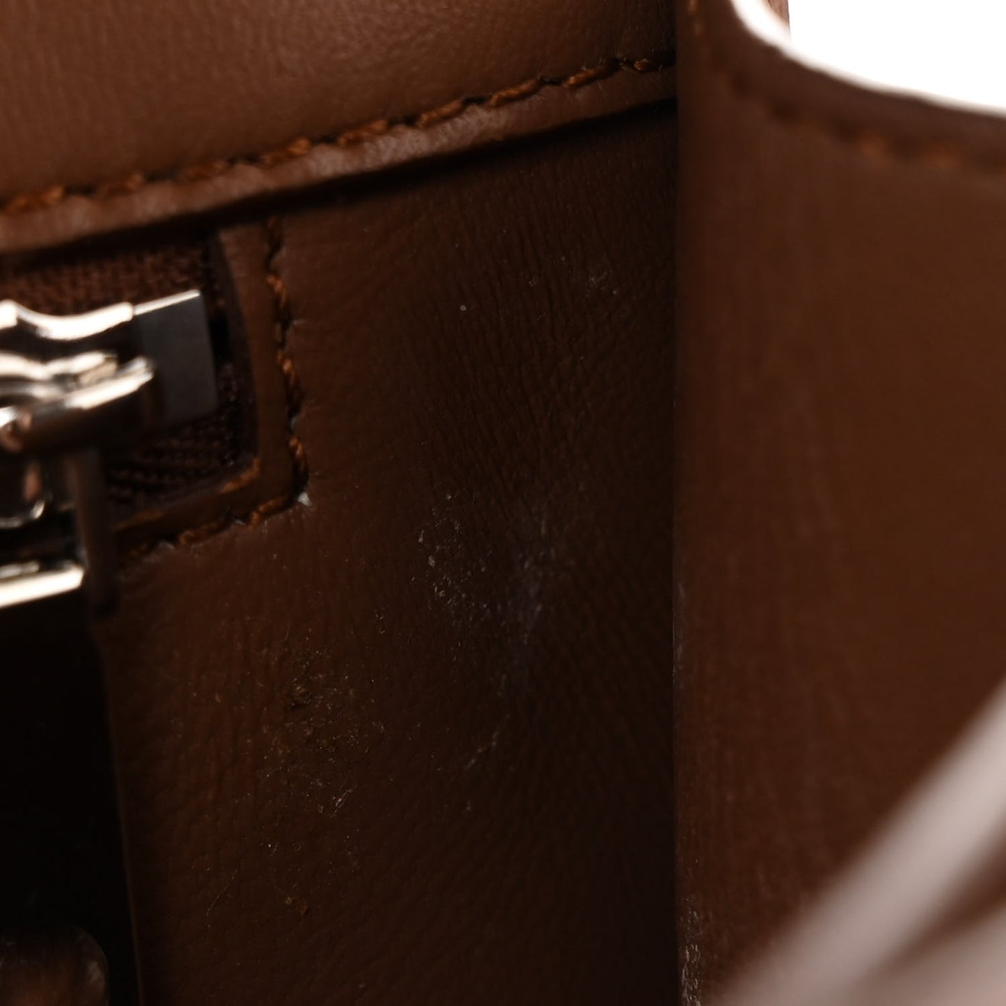 Calfskin Small TB Bag Malt Brown