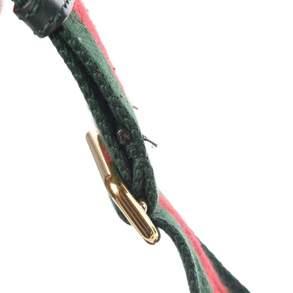 Gucci Calfskin Small Lady Web Shoulder Bag Green 15 of 17