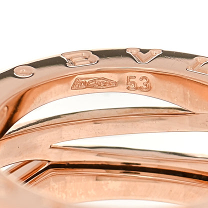 Bulgari 18K Rose Gold B.Zero1 Legend Three-Band Ring 53 6.5 5 of 7