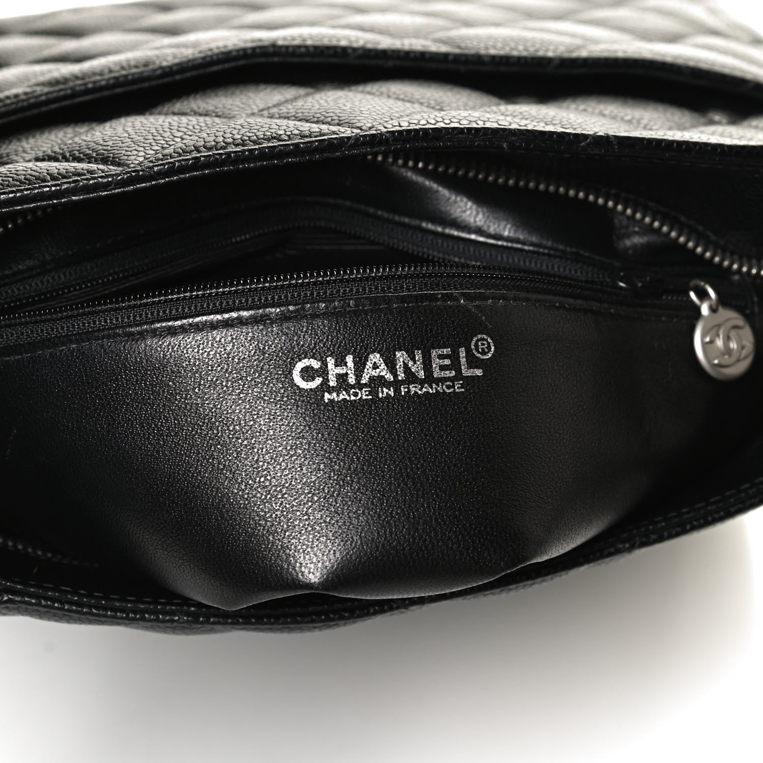 Chanel Caviar Quilted Medallion Tote Black 9 of 11