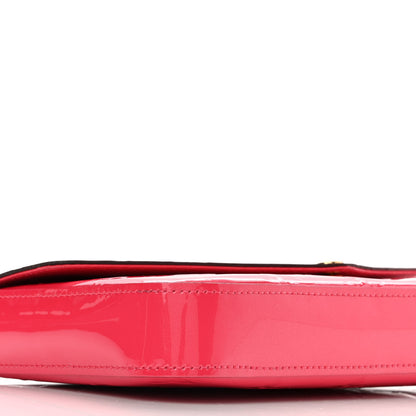 Louis Vuitton Vernis Felicie Pochette Chain Wallet Hot Pink 9 of 20