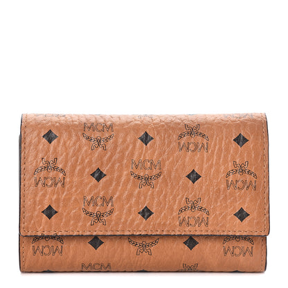 MCM Visetos Tri-Fold Wallet Cognac 1 of 7