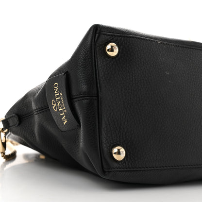 Valentino Garavani Grained Calfskin Va Va Voom Shoulder Bag Black 9 of 15