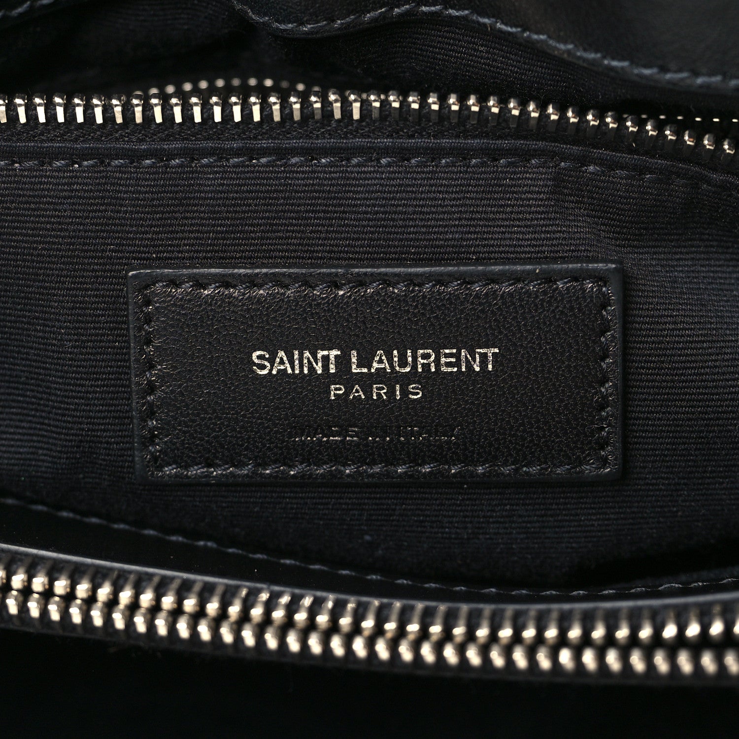 Saint Laurent Calfskin Y Quilted Monogram Medium Loulou Chain Satchel Black 7 of 9