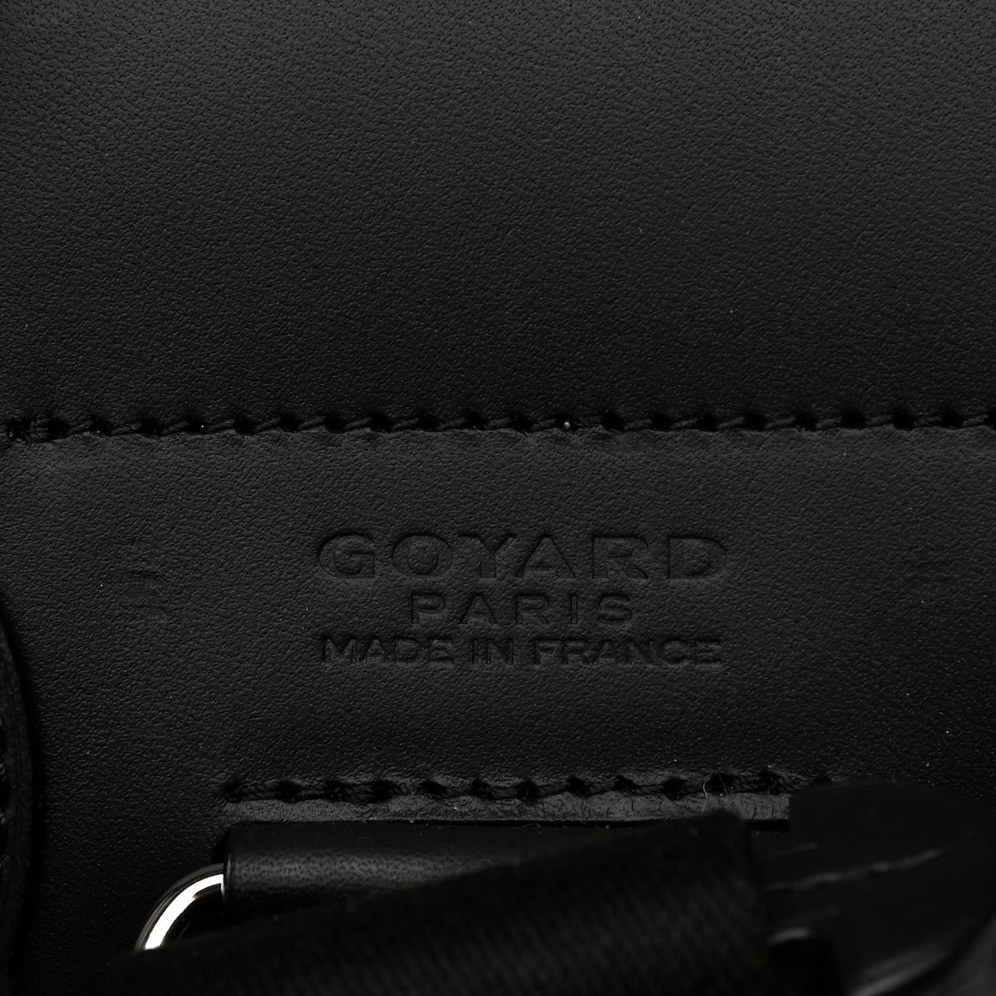 Goyardine Calfskin Alpin MM Backpack Black