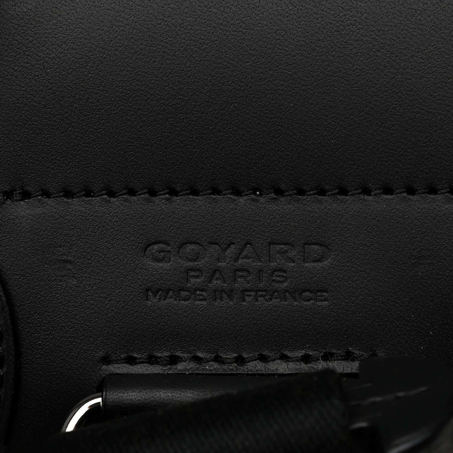 Goyard Goyardine Calfskin Alpin MM Backpack Black 6 of 11