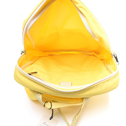 Gucci Nylon Twill Blind For Love Interlocking G Backpack Pastel Yellow Multicolor 4 of 10