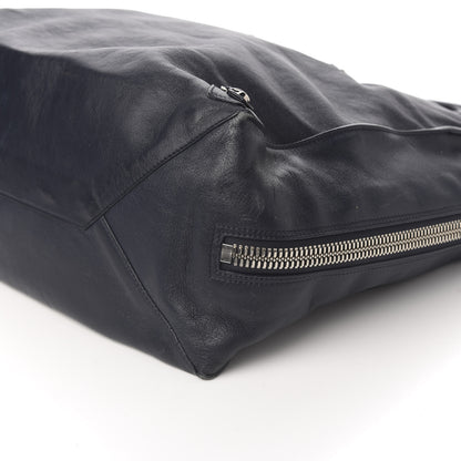 Balenciaga Veau Papier A4 Zip Around Tote Bleu Nuit 8 of 12