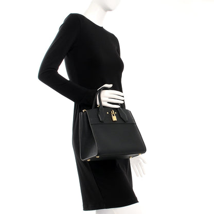 Louis Vuitton Taurillon City Steamer PM Black 3 of 9