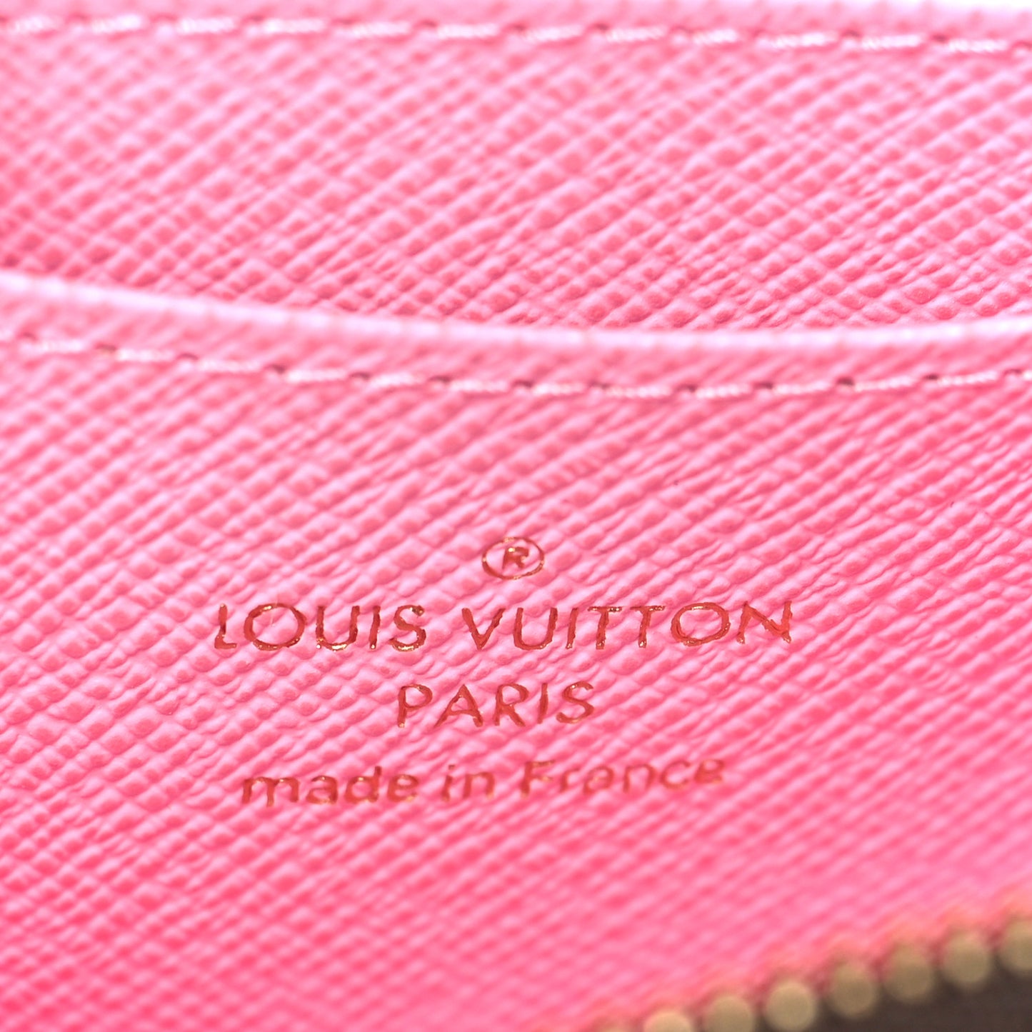 Damier Ebene 2022 Christmas Animation Paris Zippy Coin Purse Pink