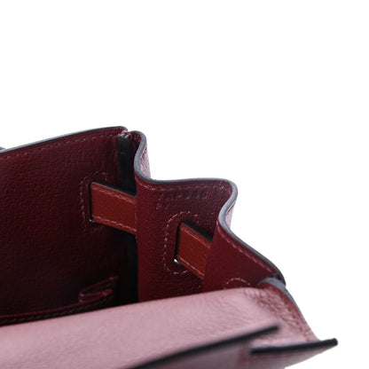 Hermes Evercolor Kelly Retourne 28 Rouge H 6 of 10