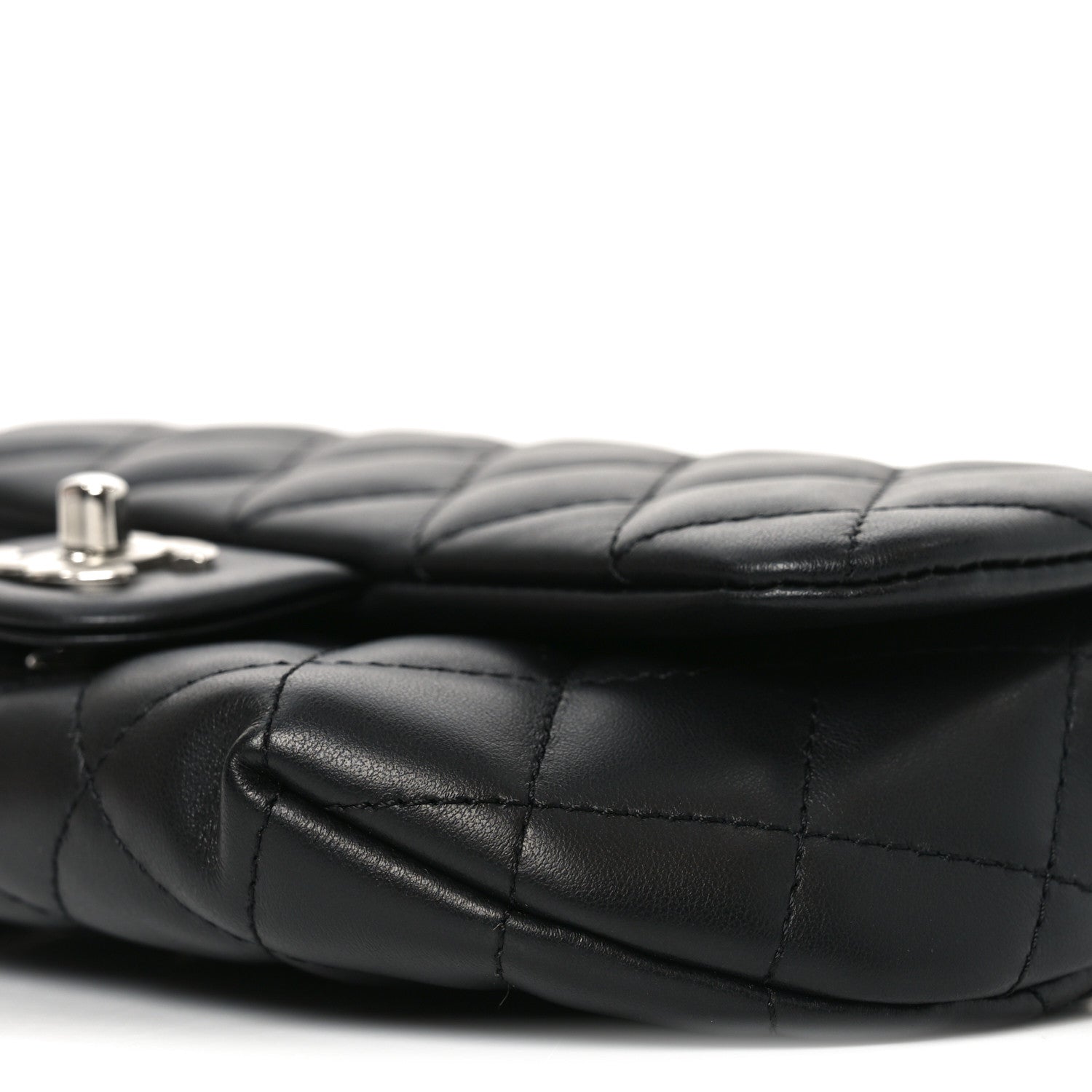 Chanel Calfskin Quilted CC Uniform Flap Belt Bag Black 11 of 12