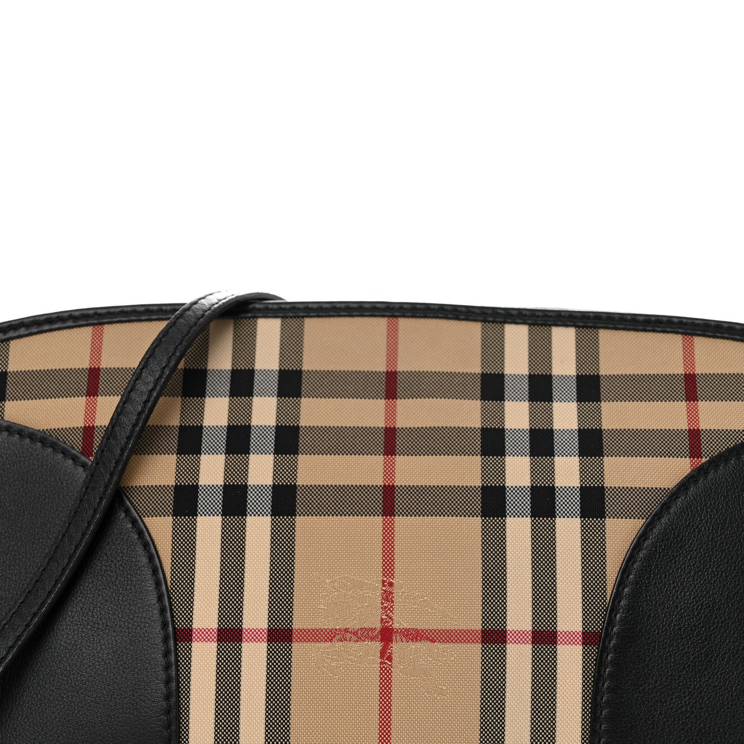 Burberry Horseferry Check Small Chichester Crossbody Clutch Bag Black 9 of 13