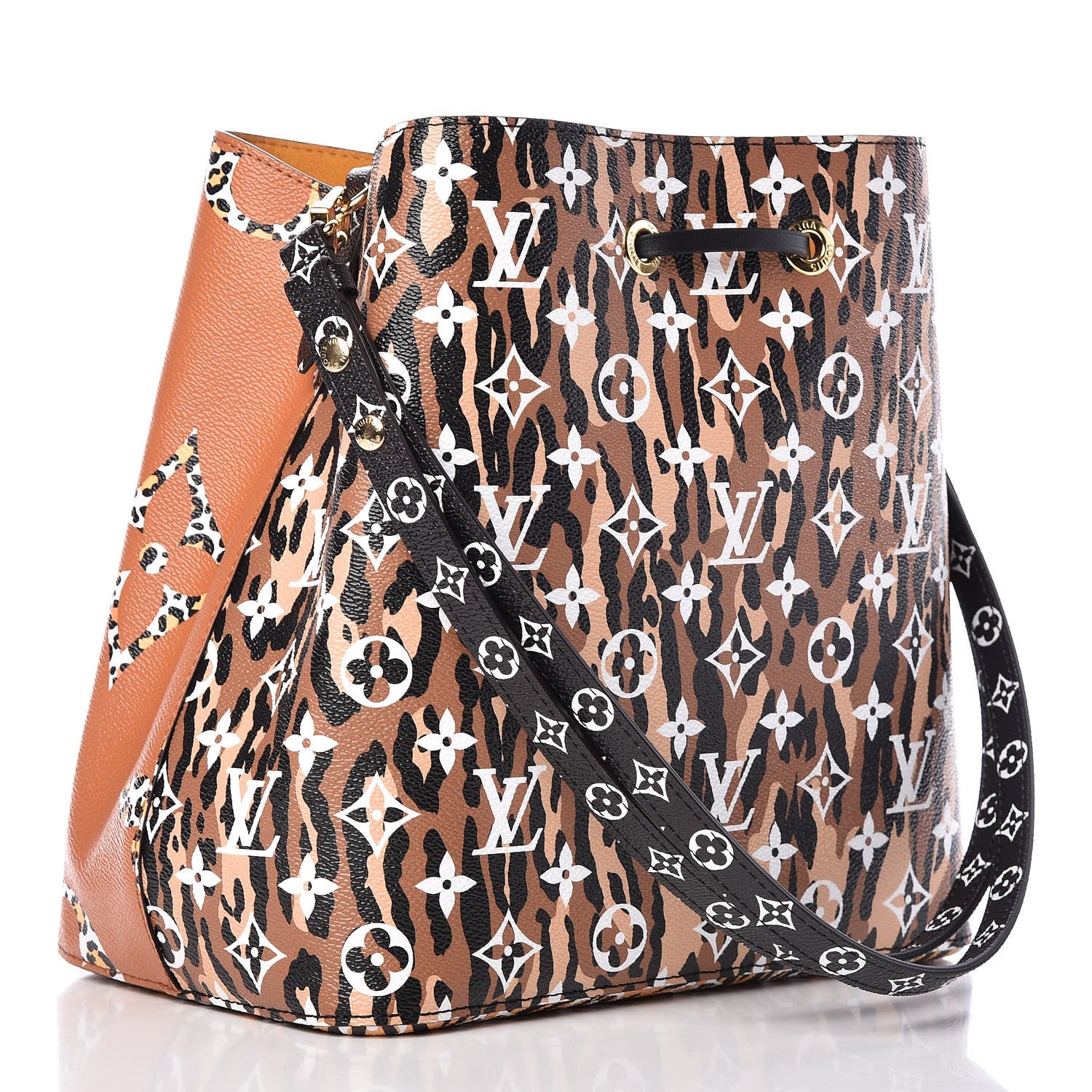 Louis Vuitton Monogram Giant Jungle NéoNoé Caramel 3 of 8