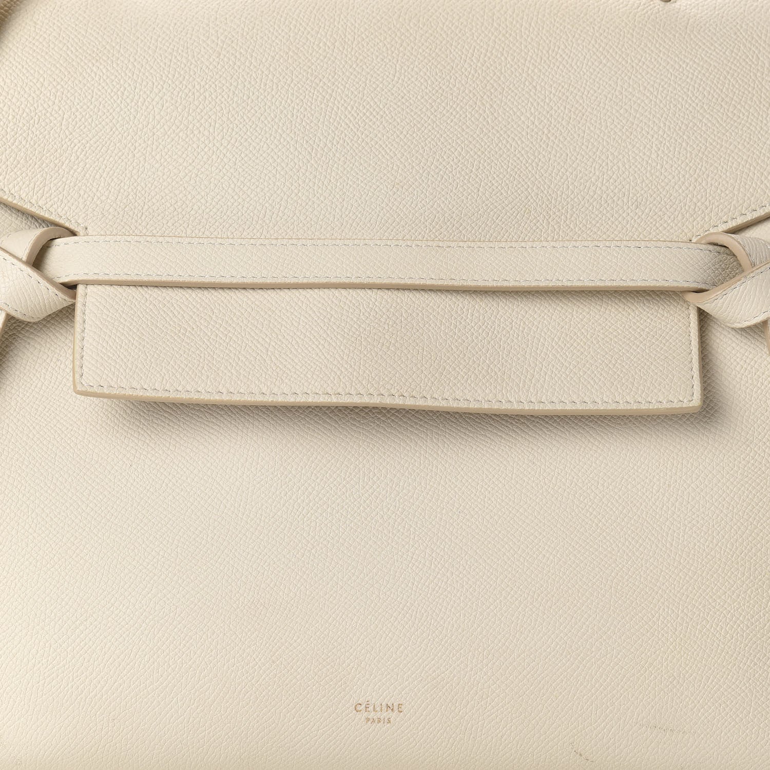 Celine Grained Calfskin Mini Belt Bag White 13 of 13