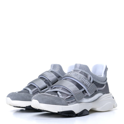 Christian Dior Technical Fabric Nylon Camouflage Womens D-Wander Sneakers 38.5 Silver 5 of 16
