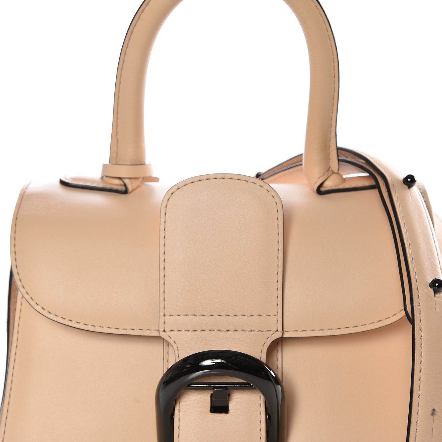 Calfskin Mini Brillant Satchel Nude