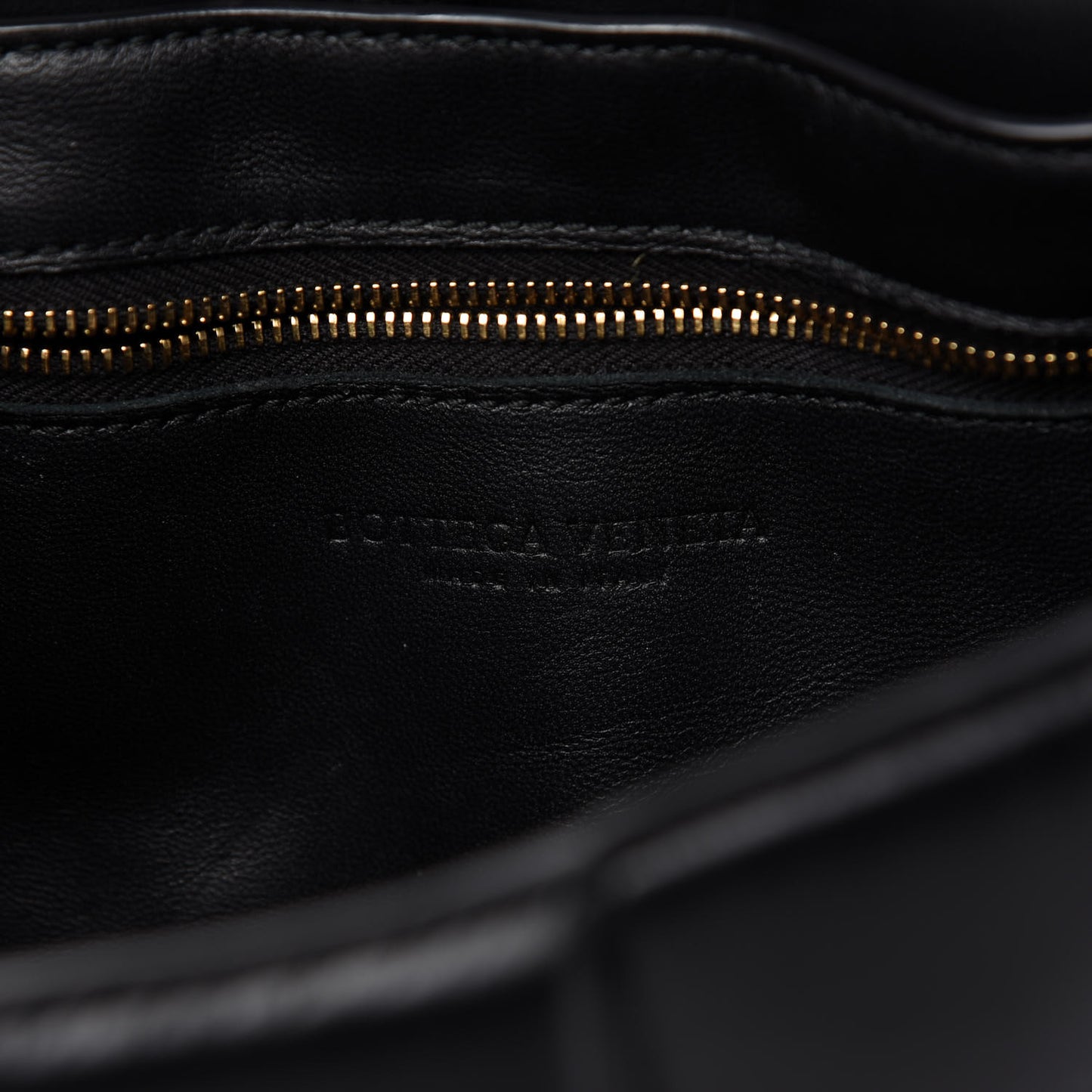Nappa Maxi Intreccio Padded Cassette Crossbody Bag Black