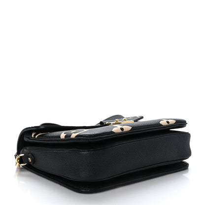 Louis Vuitton Empreinte Monogram Giant Pochette Metis Black Beige 4 of 8