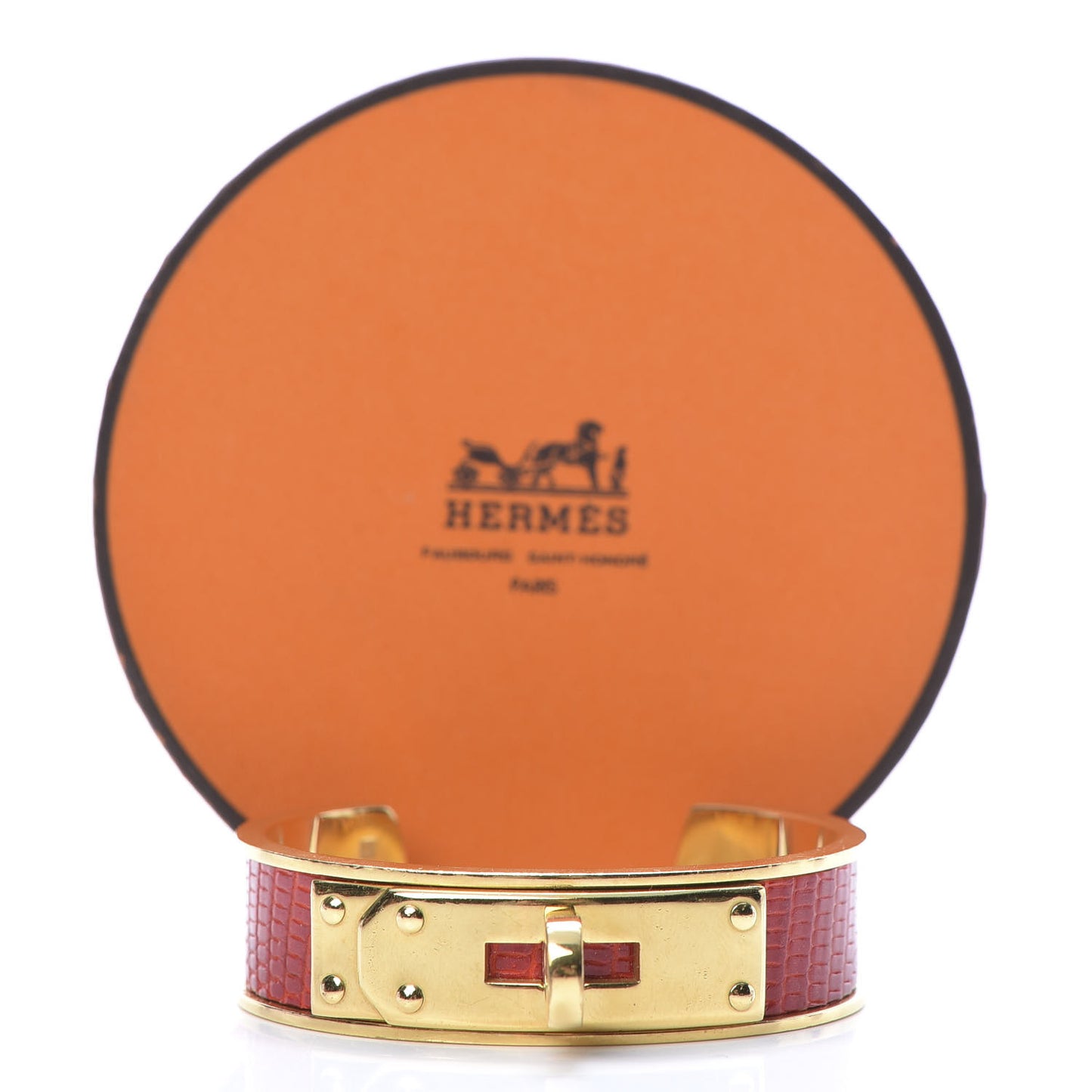 Lizard Kelly Cuff Rouge