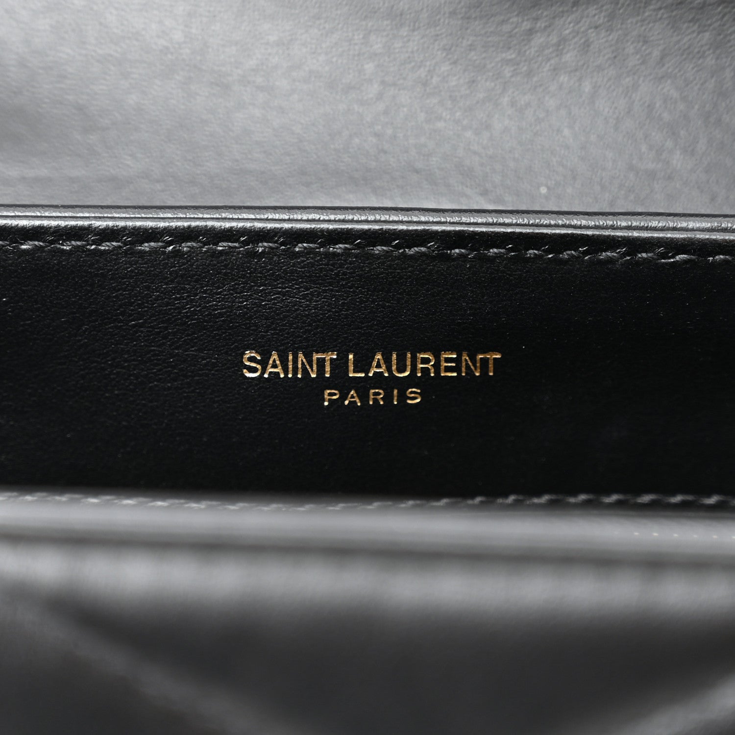 Saint Laurent Calfskin Y Quilted Monogram Toy Loulou Crossbody Bag Black 6 of 10