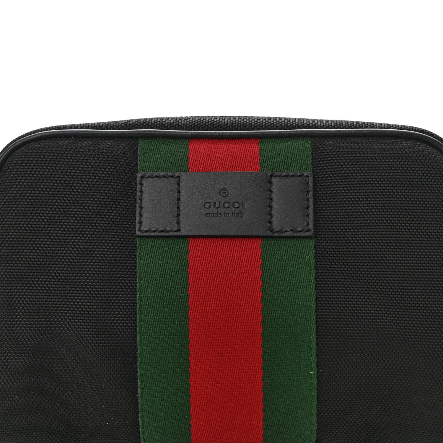Gucci Canvas Web Slim Belt Bag Black 8 of 10