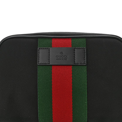 Gucci Canvas Web Slim Belt Bag Black 8 of 10