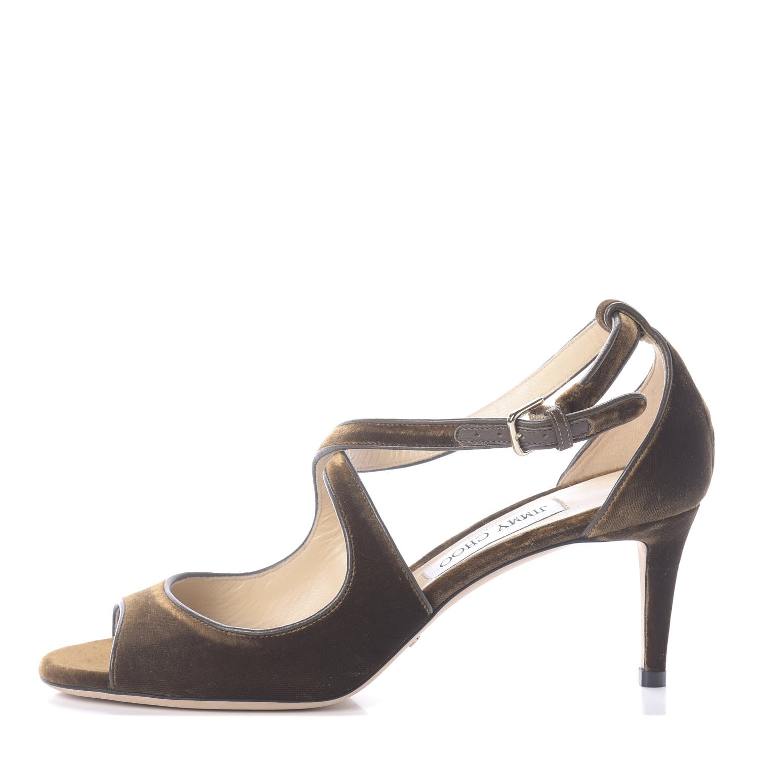 Jimmy Choo Velvet Pumps 39 Brown 1 of 7