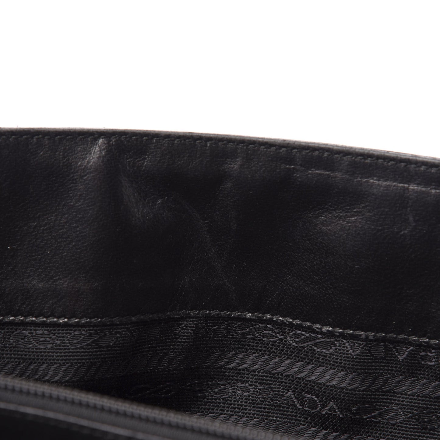 Nappa Chain Tote Black